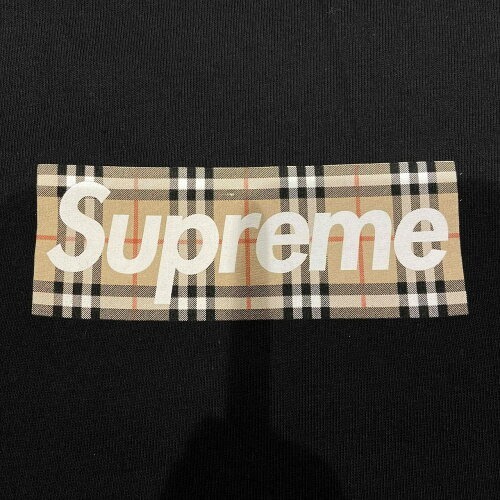 Supreme 22ss Burberry Box Logo Tee Mサイズ シュプリーム