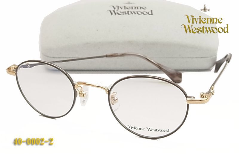 VivienneWestwood（ヴィヴィアン・ウエストウッド）眼鏡 メガネ フレーム 40-0002-2 ボストン 40-0002 c02