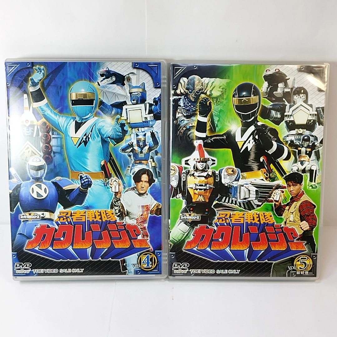  Ninja Sentai Kaku Ranger 1~5(DVD2 листов комплект ) все 5 шт комплект DVD super Squadron Series 