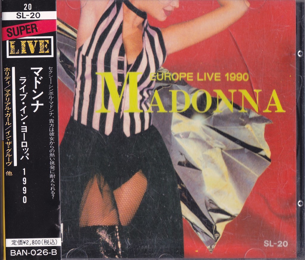 MADONNA / SUPER LIVE マドンナ ライブ・イン・ヨーロッパ1990 /Australia盤/中古CD!!64954_画像1