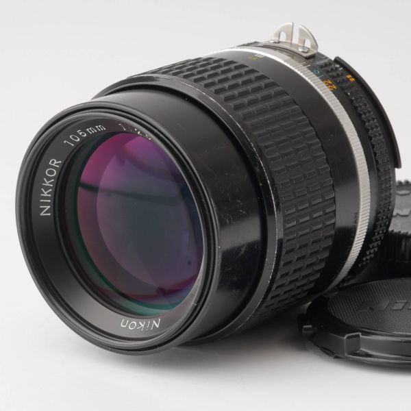 充実の品 Nikon ニコン Ai-s #9352 F2.5 105mm NIKKOR ニコン