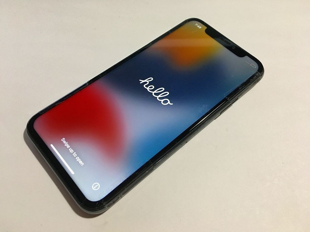 370☆iPhone X☆64GB☆SIMフリー☆新品バッテリー☆送料込み☆