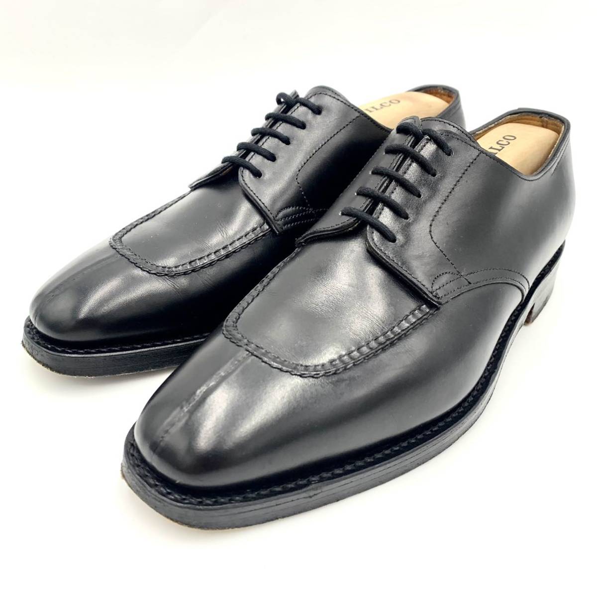 E ☆良品/ 至高の逸品'英国製'『JOHN LOBB』レザー ビジネスシューズ
