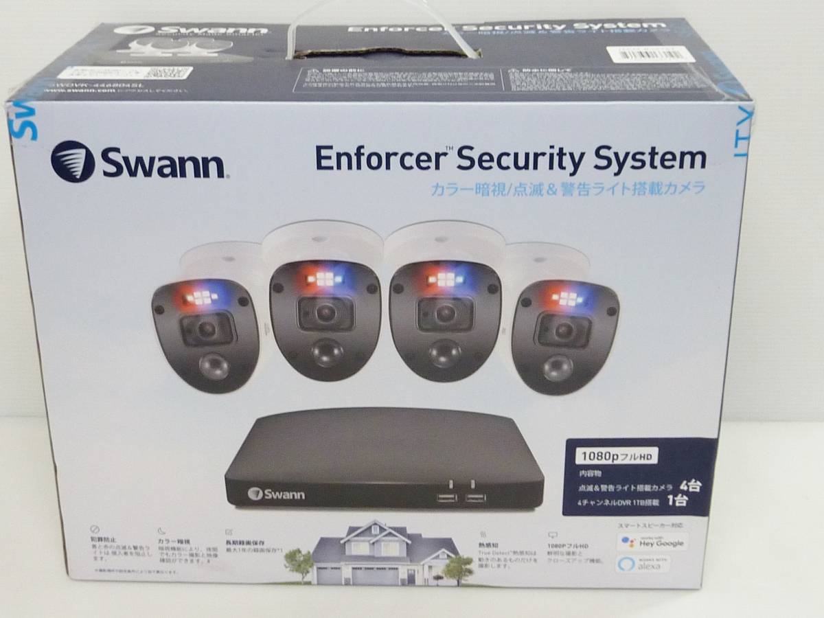贅沢品 未使用 CV4957b Swann 防犯カメラ SWDVK-446804SL カメラ4台