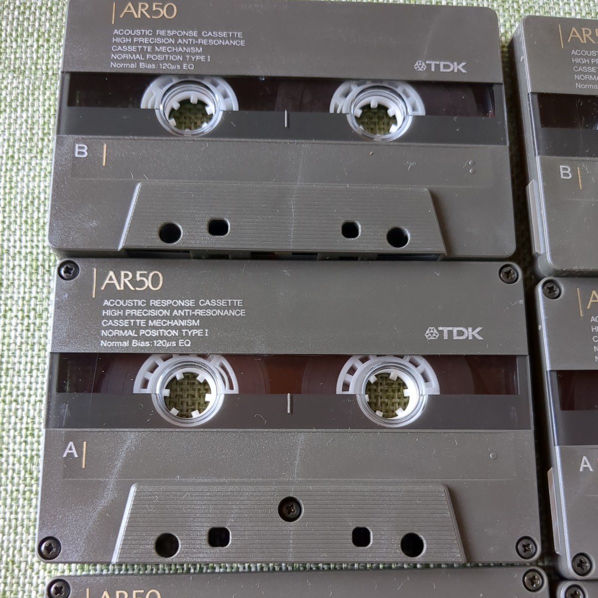 ジャンク TDK 使用済み カセットテープ AR 50 計8本 当時物 昭和レトロ ノーマルポジション JChere雅虎拍卖代购
