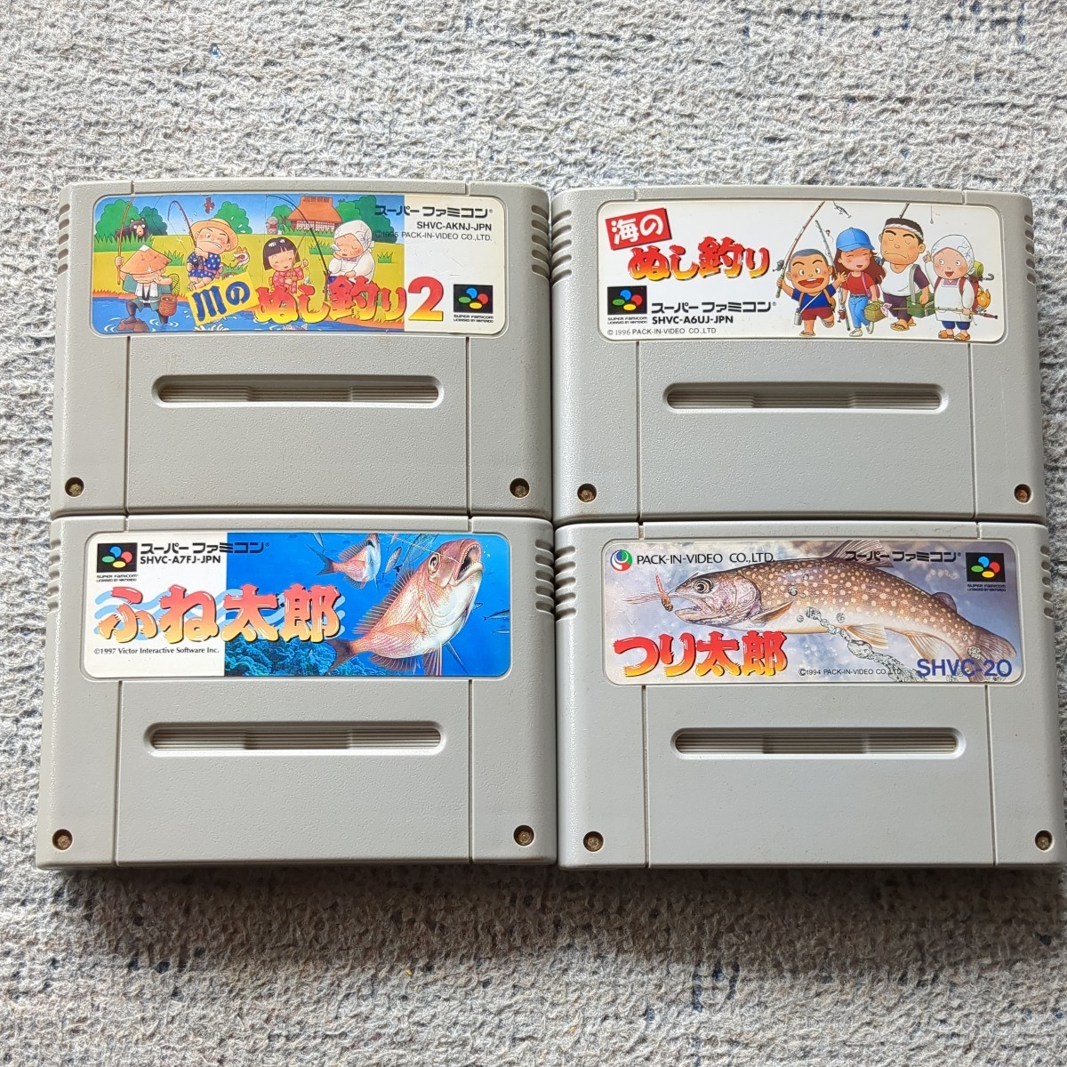ゲームソフト スーパーファミコン 海のぬし釣り 川のぬし釣り2 つり