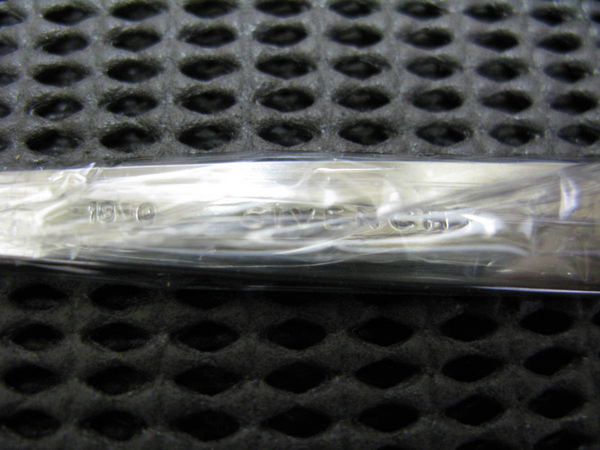  Givenchy /GIVENCHY* ice cream spoon 5ps.@*18-0 stainless steel * unused storage goods 