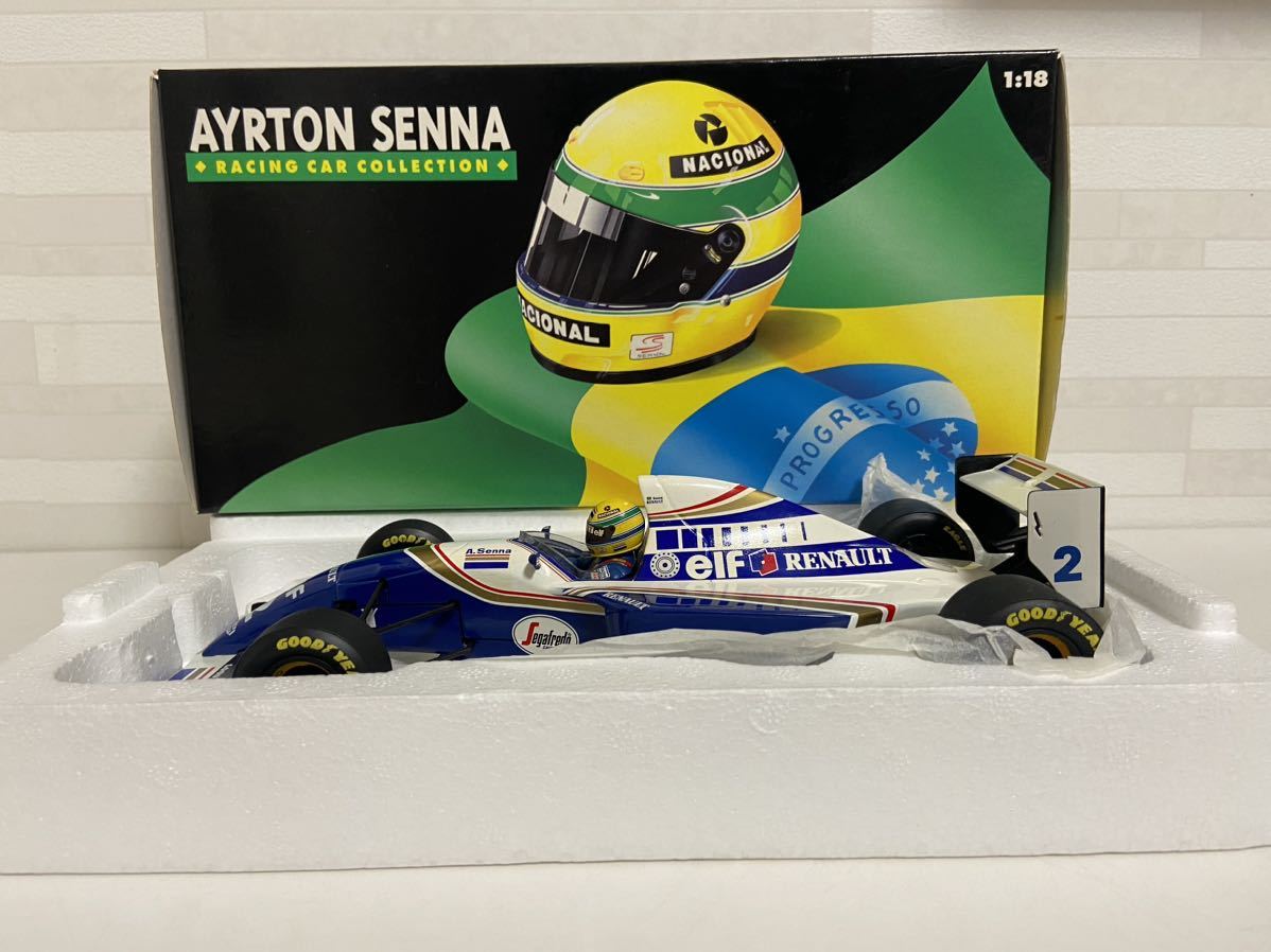 即決 ミニチャンプス アイルトン セナ 1/18 ウィリアムズ FW16 1994 ルノー MINICHAMPS AYRTON SENNA WILLIAMS RENAULT_画像1