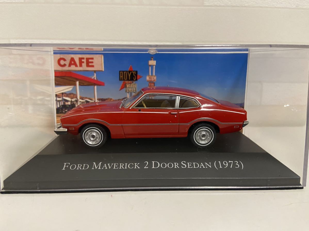 即決 デアゴスティーニ 1/43 アメリカンカーコレクション フォード マーベリック 2ドア セダン 1973 DeAGOSTINI Ford MAVERIC 2DOOR_画像1