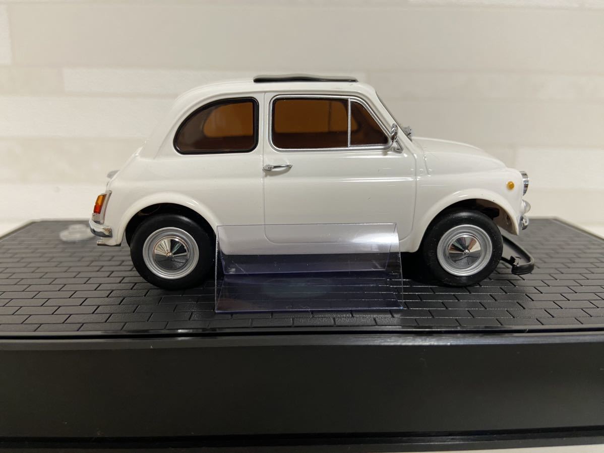 即決 新品未使用 京商 ミニッツ リット フィアット500 KYOSHO MINI-Z Lit FIAT 500 RC ラジコン ML-010 バンド08 ホワイト White_画像6