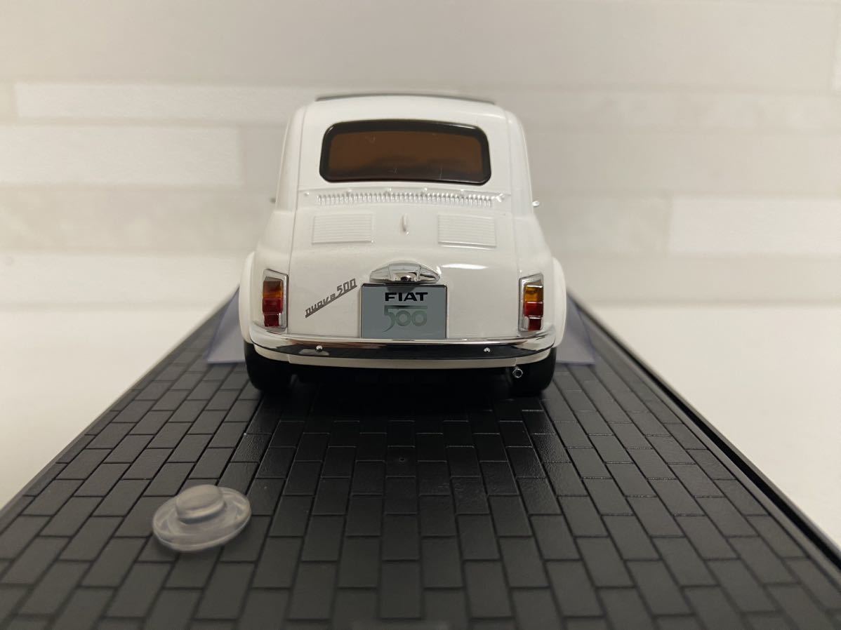 即決 新品未使用 京商 ミニッツ リット フィアット500 KYOSHO MINI-Z Lit FIAT 500 RC ラジコン ML-010 バンド08 ホワイト White_画像7