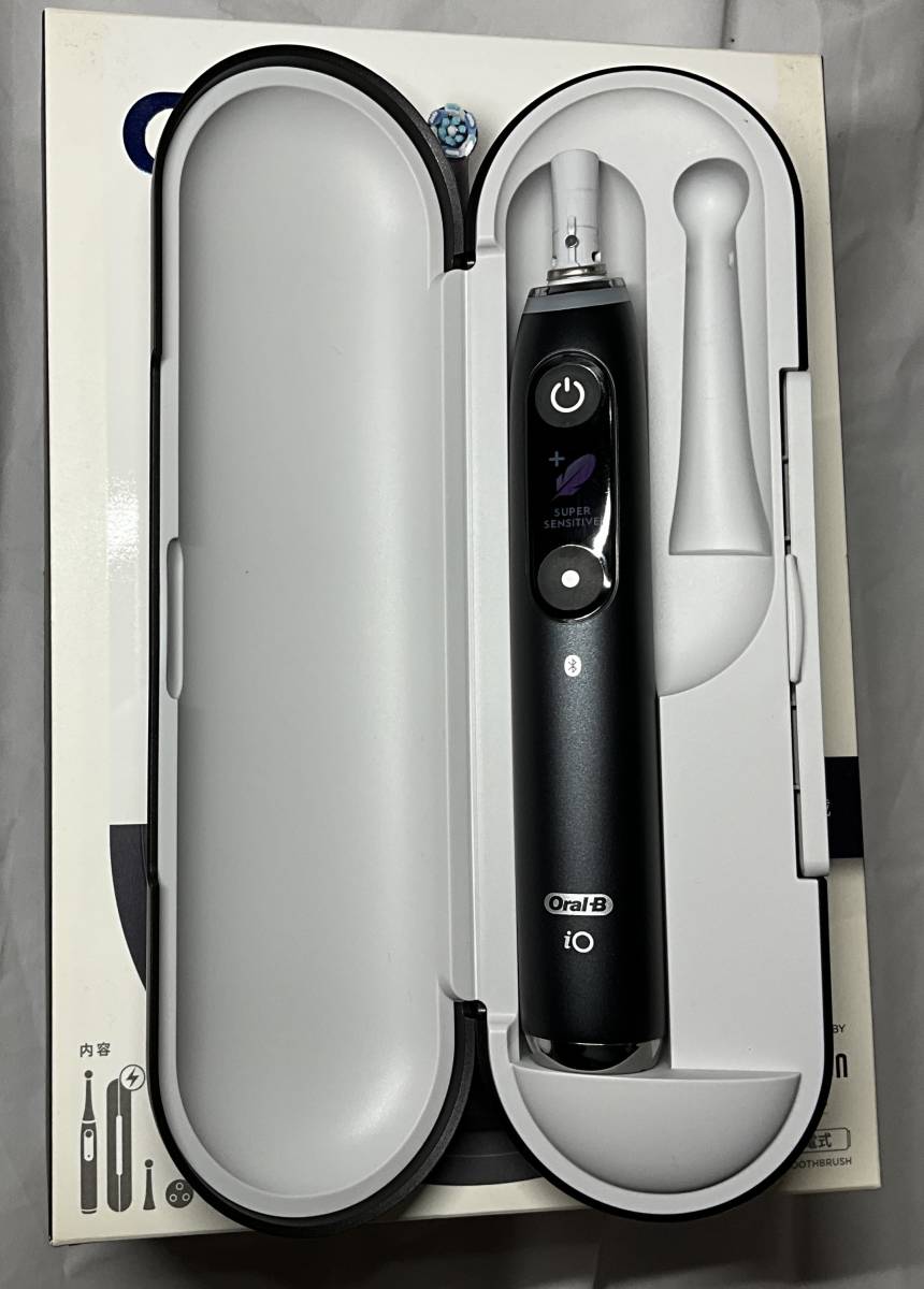 ☆美品☆ BRAUN オーラルB 電動歯ブラシ iO9 iOM9.2B2.2AC BK-W ☆中古