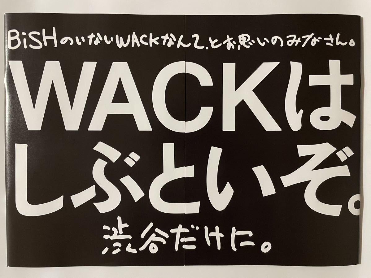 WACK 写真集 パンフレット タワレコ限定 しぶとい人 渋谷 2冊 検) BiSH EMPiRE GANG PARADE BiS 豆柴の大群 ASP  WAgg