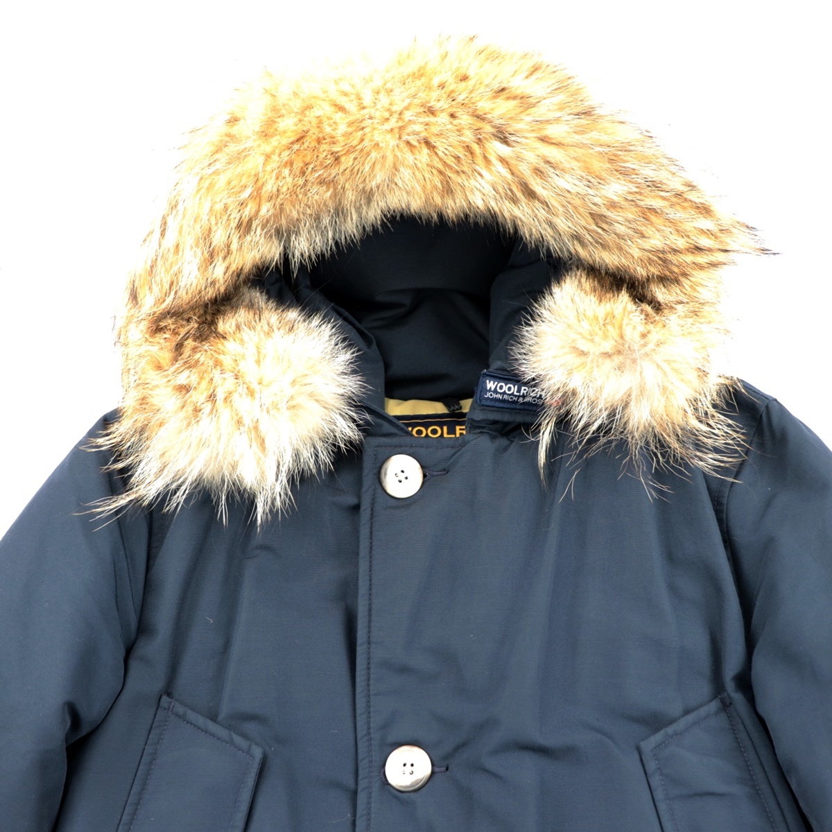 ウールリッチ アークティックパーカー ダウンジャケット メンズ ネイビー XS ARCTIC PARKA WOOLRICH_画像2