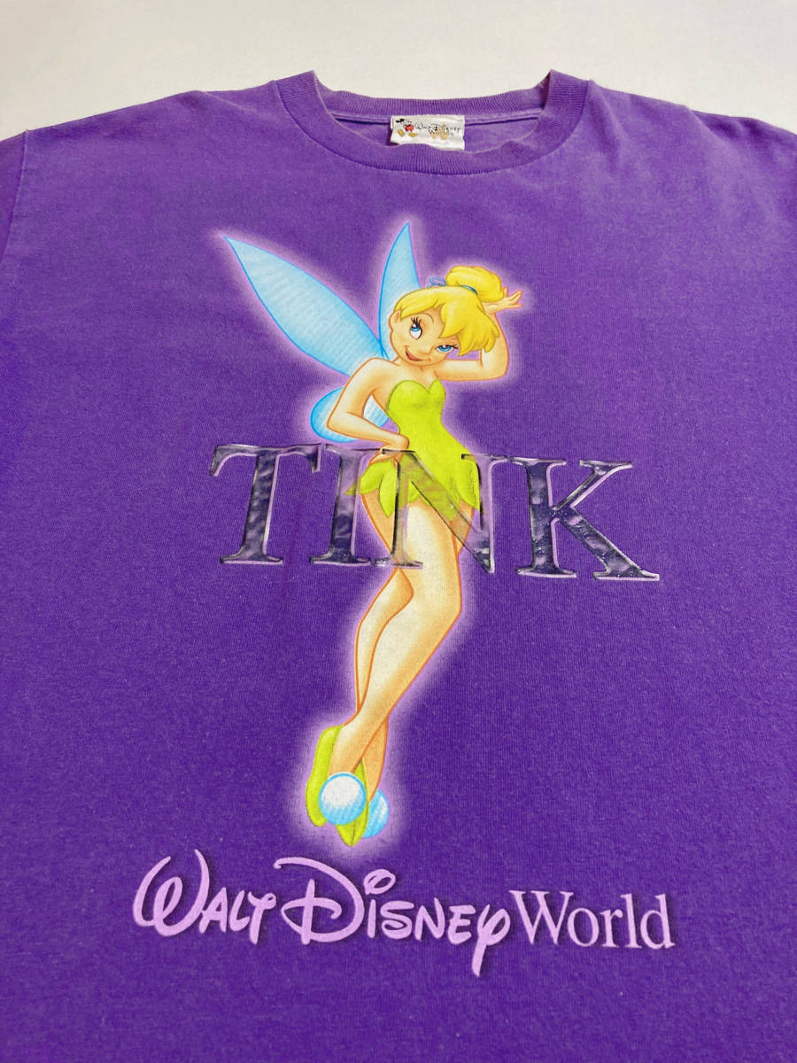ティンカーベル Tシャツ Tinker Bell ビンテージ 90s 00s ディズニー Walt Disney World_画像4