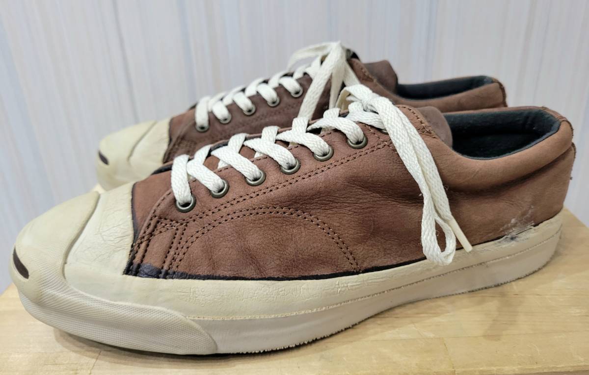 90s USA made converse jackpurcell US11 29cm Converse Jack purcell tea n back 90 period America made Vintage Brown 