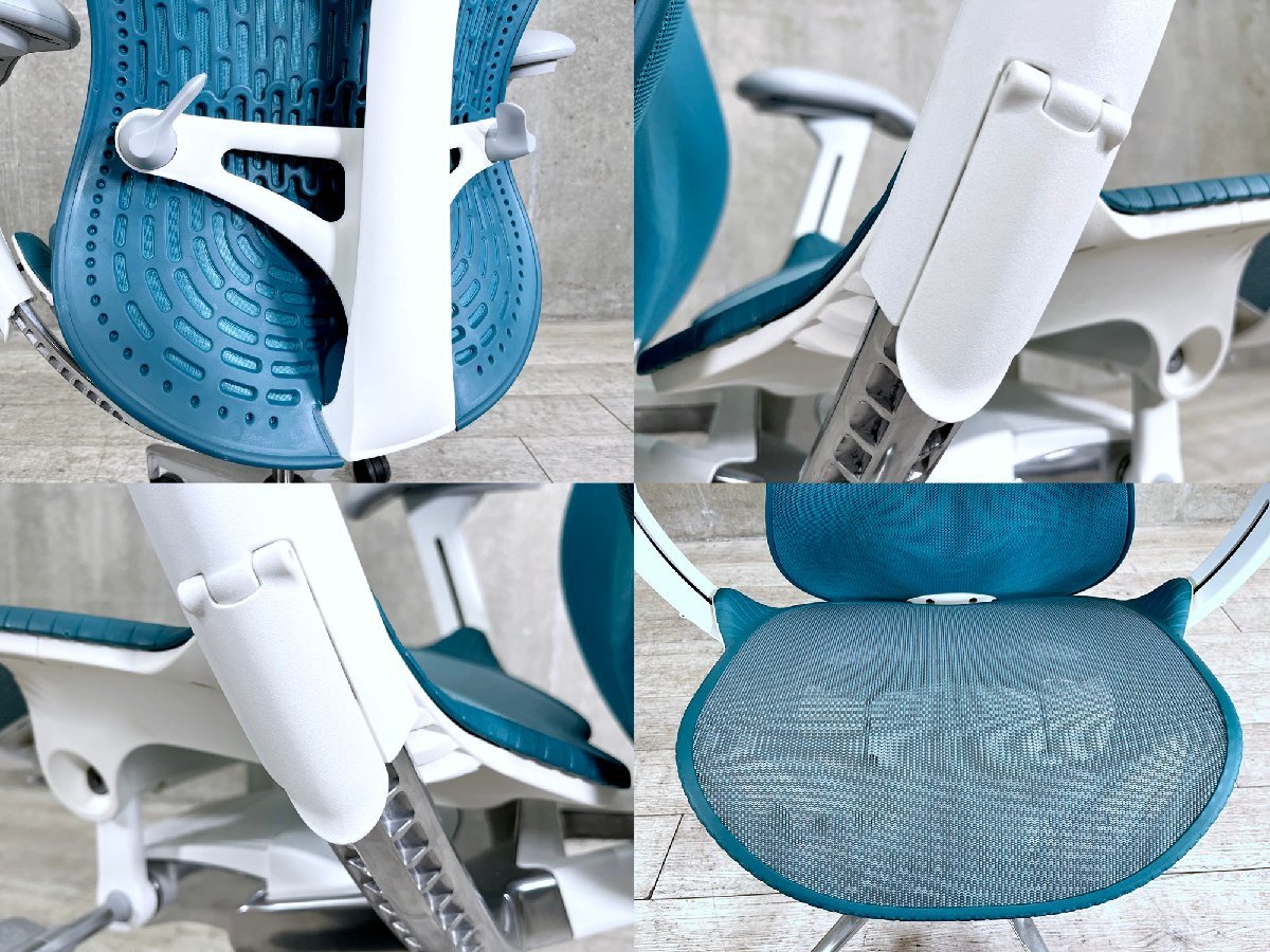HermanMiller/ハーマンミラー□ミラ2チェア□ターコイズブルー HermanMiller/ハーマンミラー□ミラ2チェア□ターコイズブルー