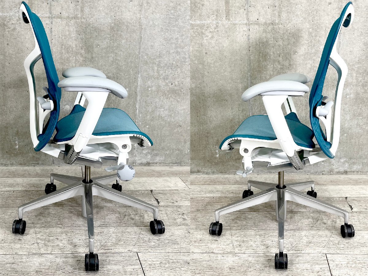 HermanMiller/ハーマンミラー□ミラ2チェア□ターコイズブルー HermanMiller/ハーマンミラー□ミラ2チェア□ターコイズブルー