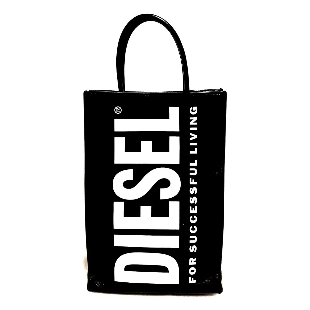 希少限定☆DIESEL SHOPPER ディーゼル 本革 レザー ショッパー 2way ショルダー バッグ ブラック 入手困難