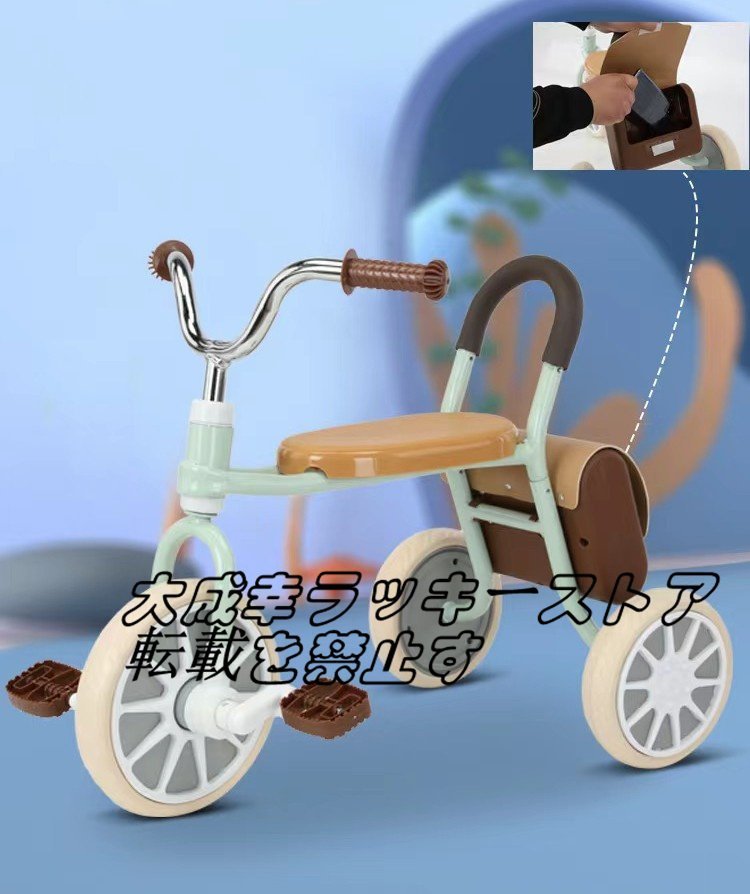 超人気 三輪車 1歳 2歳 3歳 4歳 子供用 ランニングバイク 自転車 軽量 子供 おもちゃ 乗用玩具 幼児用 F847_画像4