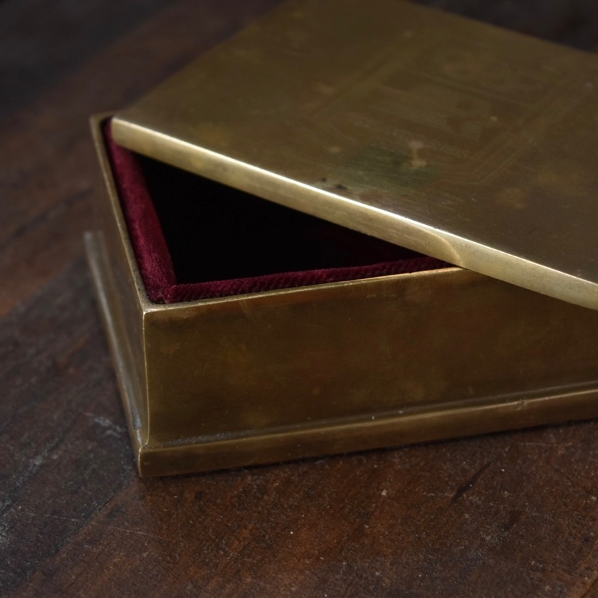 Vintage USA Brass Jewelry Box ´LA Olympic´ ジュエリーケース