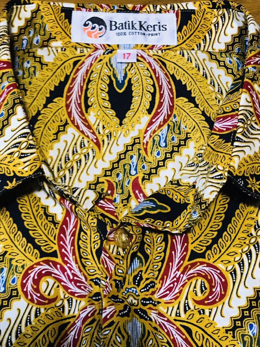 ★極美品★Batik Keris バティックシャツ　アロハシャツ　サイズLL〜_画像5