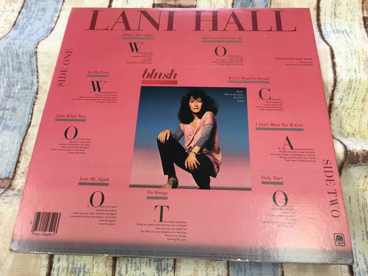 Lani Hall★中古LP/US盤「ラニー・ホール～blush」_画像2