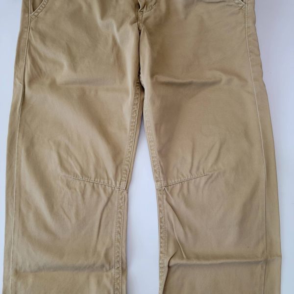  Bobson chinos beige solid design no- tuck casual pants bottoms men's size 28 waist 71 bobson anonymity delivery ②
