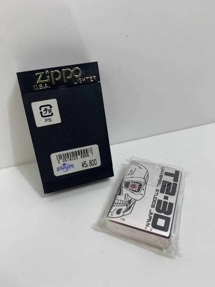 廃版 未使用品　ZIPPO TERMINATOR T2-3D UNIVERSAL STUDIOS JAPAN ターミネーター オイルライター ジッポー