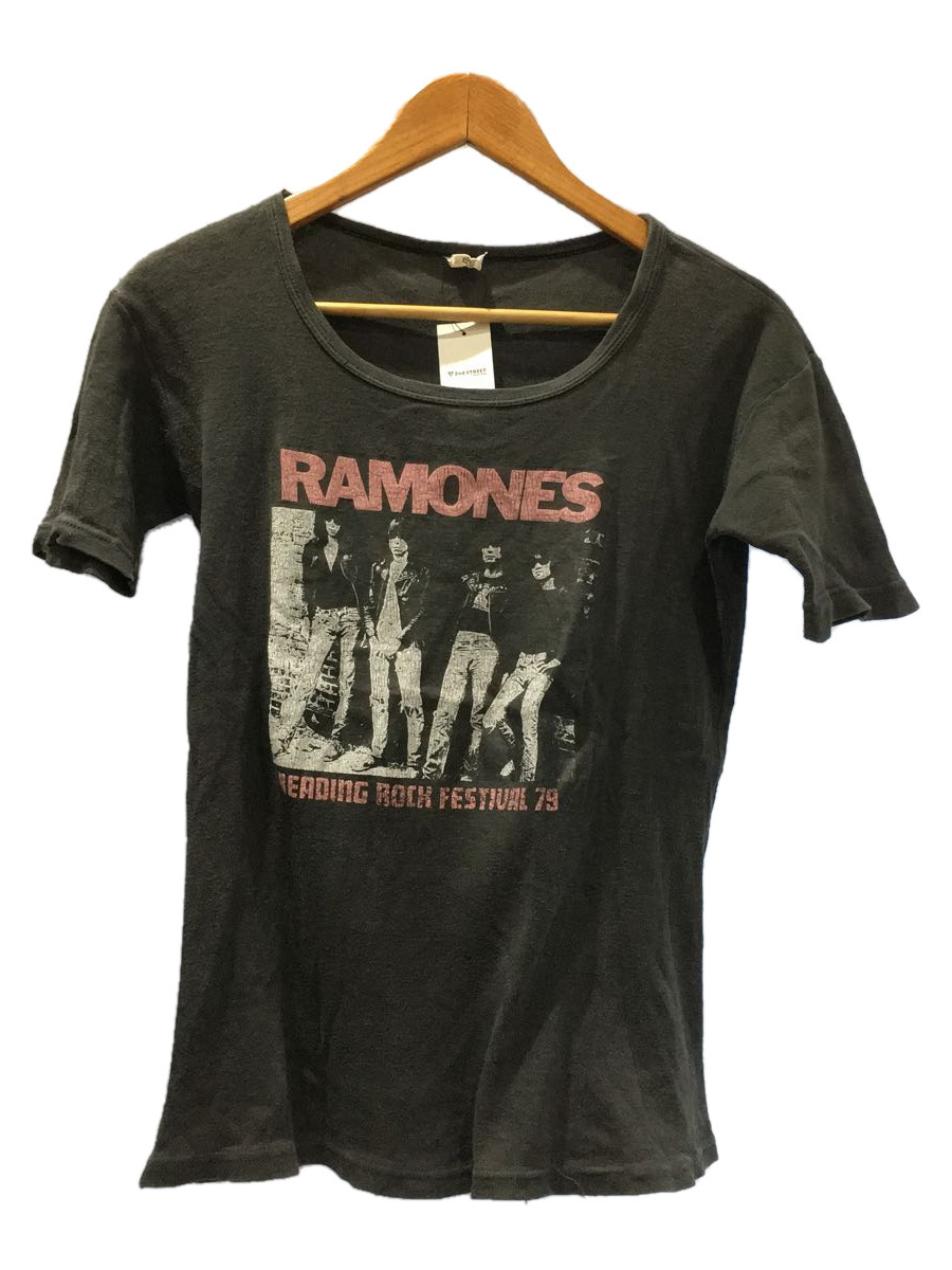 Tシャツ/L/コットン/BLK//半袖 バンドTシャツ RAMONES ラモーンズ