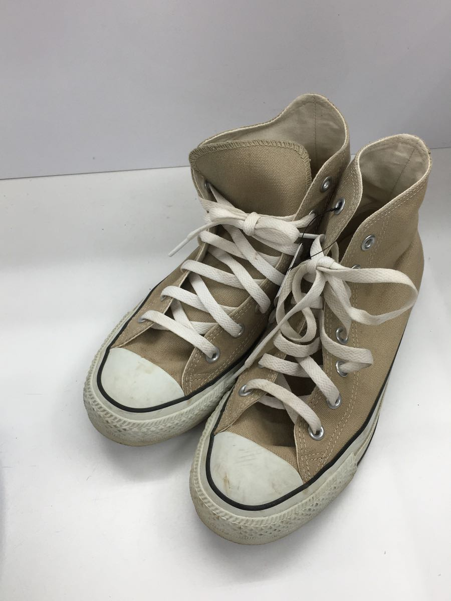 CONVERSE◆ハイカットスニーカー/24.5cm/BEG/キャンバス/1CL128_画像2