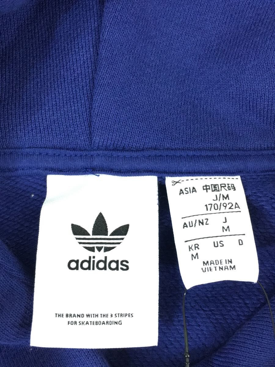 adidas◆ヘビーウェイトシュムフーディー/×Mark Gonzales/パーカー/M/コットン/BLU/GR8775_画像3