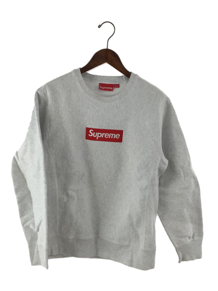 Supreme◇Box Logo Hooded Sweatshirt スウェット/S/コットン/GRY