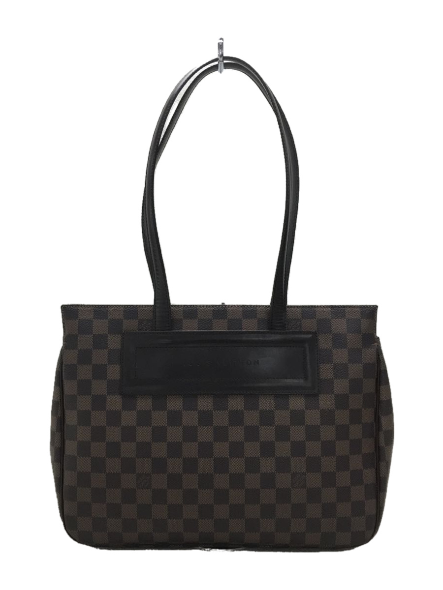 LOUIS VUITTON◆パリオリGM_ダミエ・エベヌ_BRW/PVC/BRW/N51124/AR0090_画像1