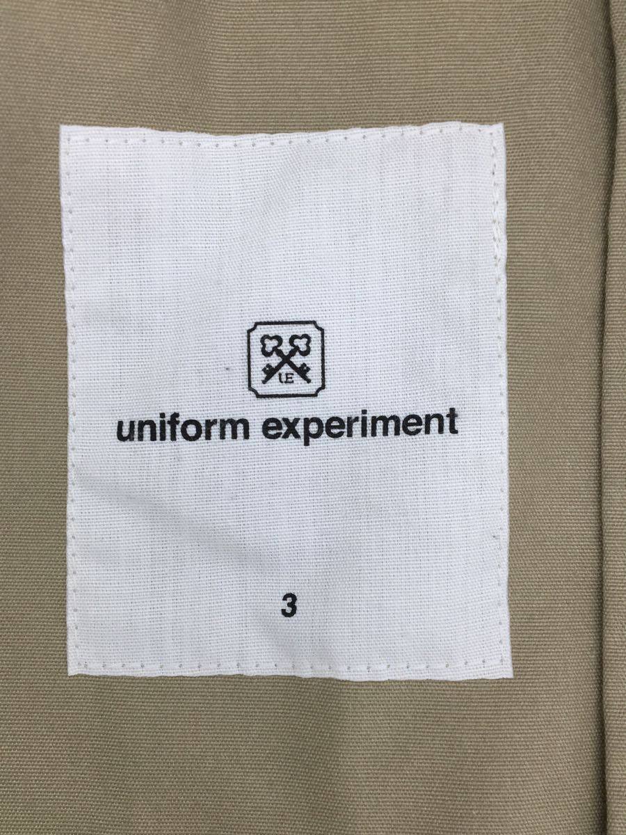 uniform experiment◆ステンカラーコート/-/コットン/BEG/無地/UE-130027の画像3