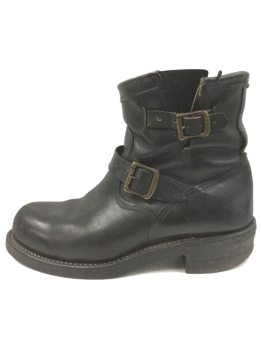 期間限定送料無料】 CHIPPEWA◇ショートエンジニアブーツ/US9.5/BLK