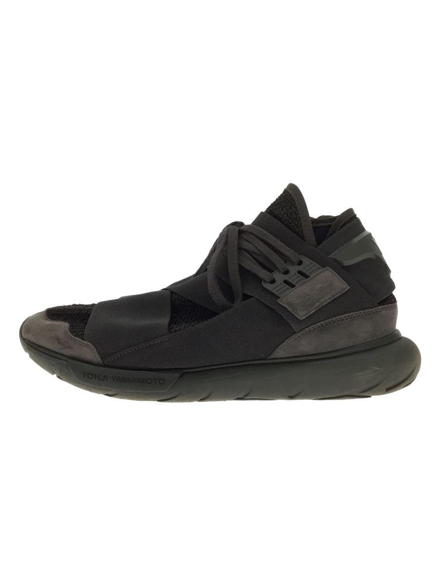 Y-3◆QASA HIGH/ローカットスニーカー/28cm/BLK/CG3194_画像1