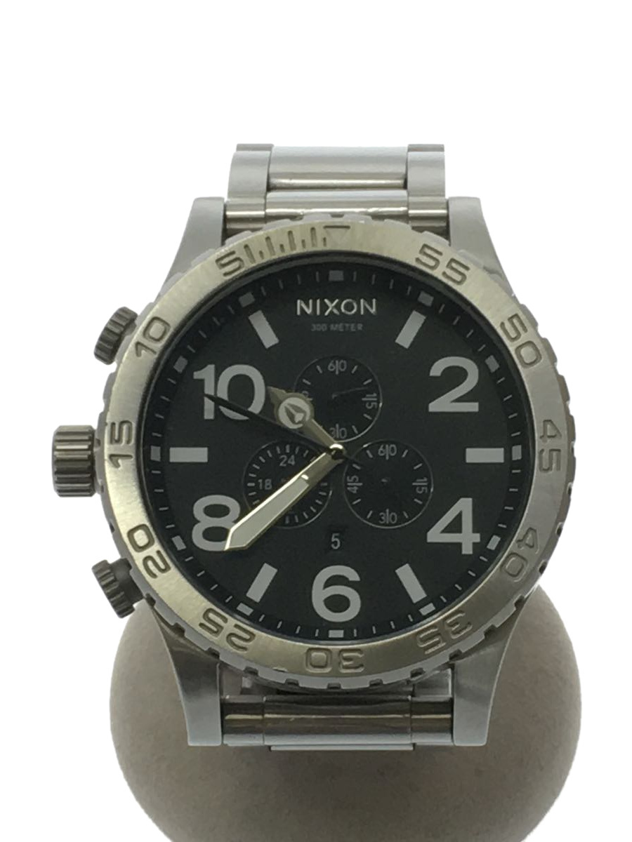 NIXON◆クォーツ腕時計/アナログ/ステンレス/51-30 CHRONO