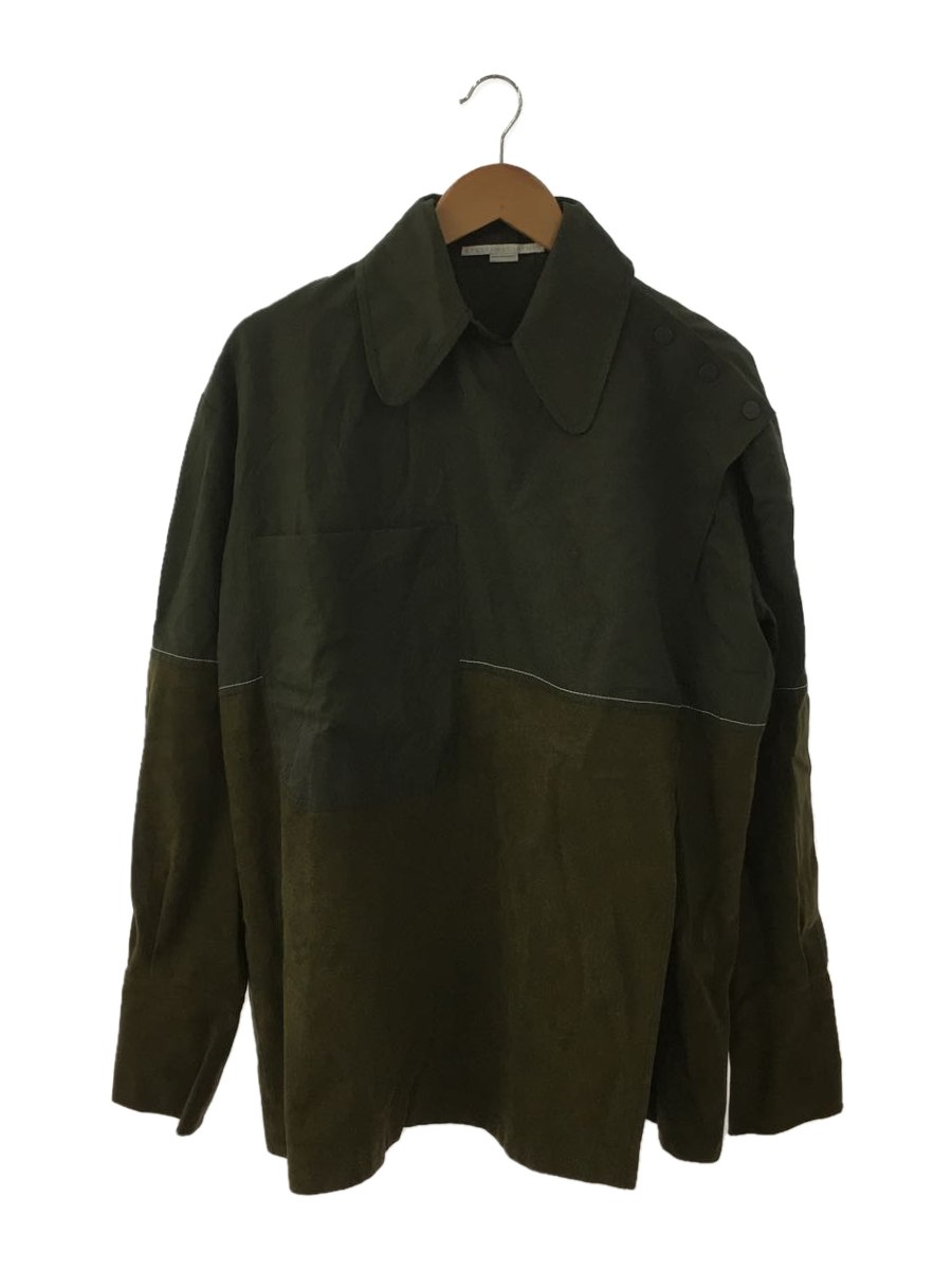 日本限定 STELLAMcCARTNEY◇長袖シャツ/44/ナイロン/KHK Mサイズ