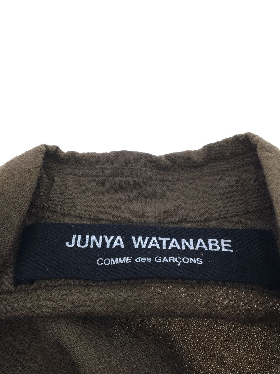 JUNYA WATANABE COMME des GARCONS◆98AW/シャツワンピース/-/ウール/KHK_画像3