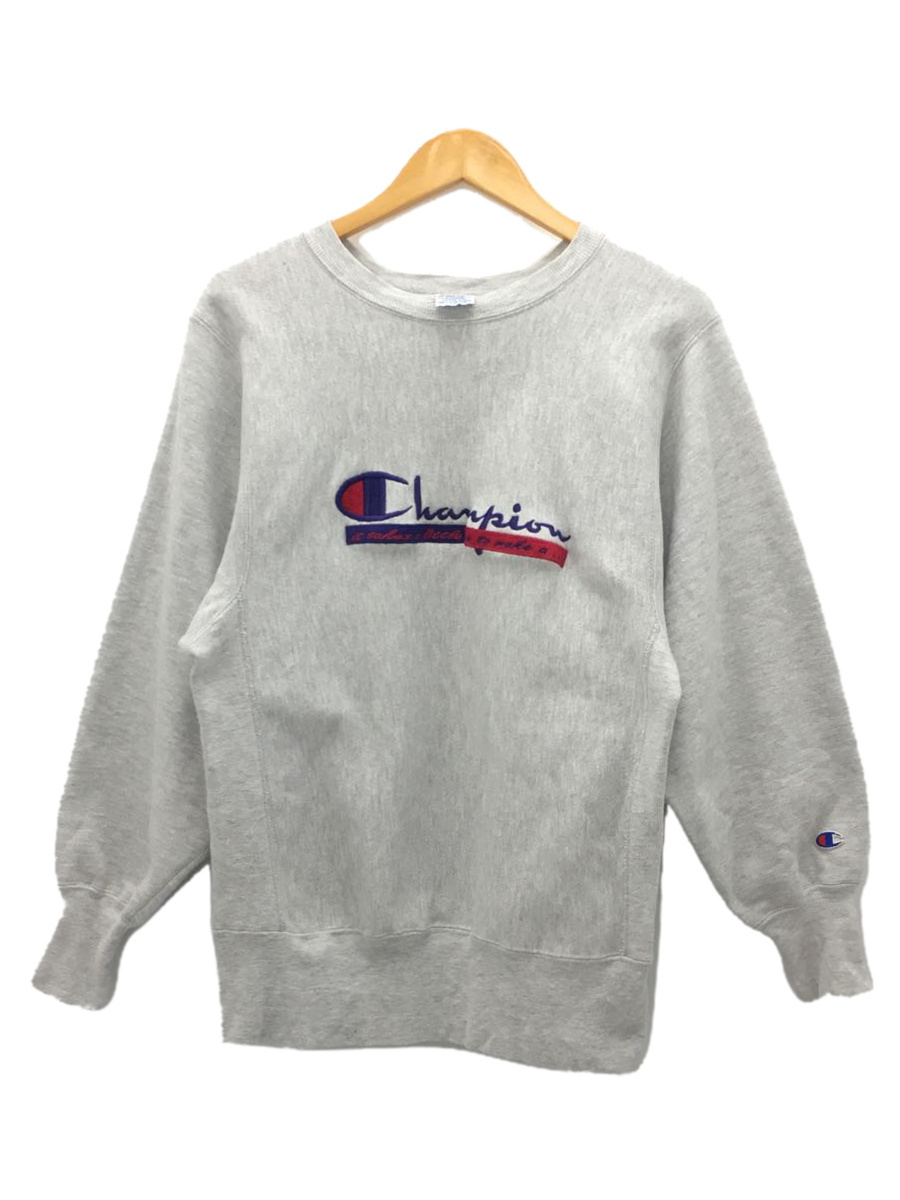 期間限定キャンペーン Champion◇スウェット/M/コットン/グレー