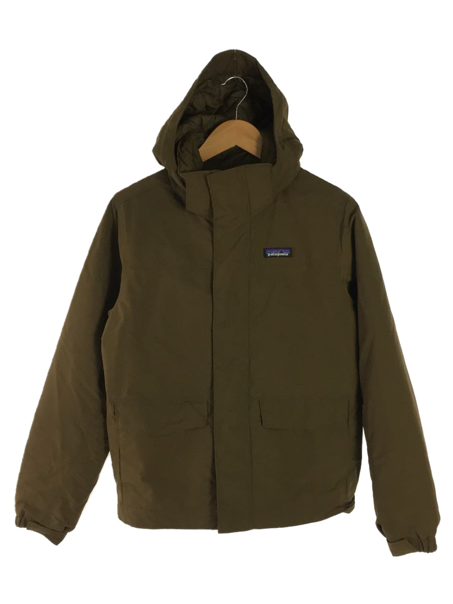 patagonia◆ISTHMUS JACKET/中綿ジャケット/マウンテンパーカ/XS/ナイロン/KHK/無地_画像1