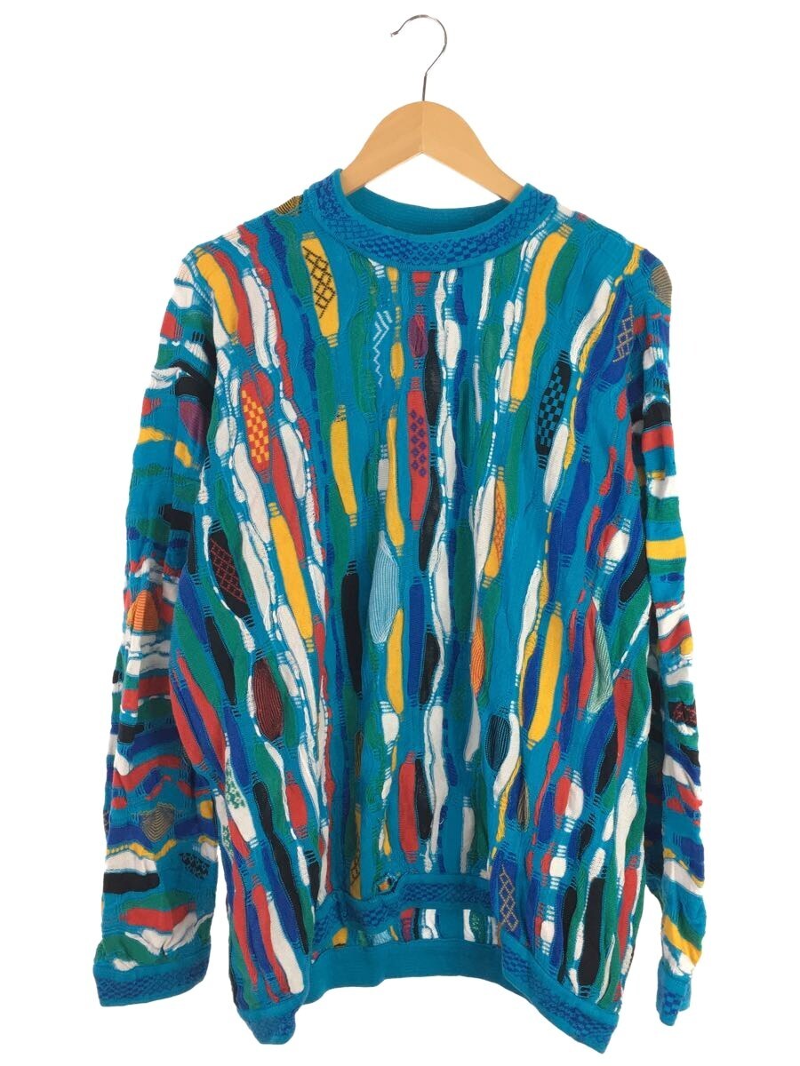 オープニング 大放出セール COOGI◆CUGGI/旧タグ/3Dニット/セーター(薄手)/XL/コットン/BLU/総柄 XLサイズ以上 オープニング 大放出セール COOGI◆CUGGI/旧タグ/3Dニット/セーター(薄手)/XL/コットン/BLU/総柄 XLサイズ以上