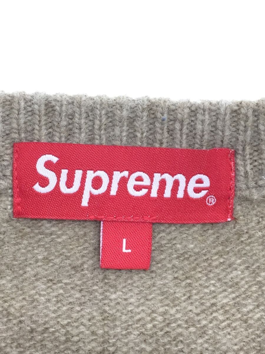 Supreme◇22AW Doughboy Sweater/セーター(厚手)/L/ウール/ベージュ