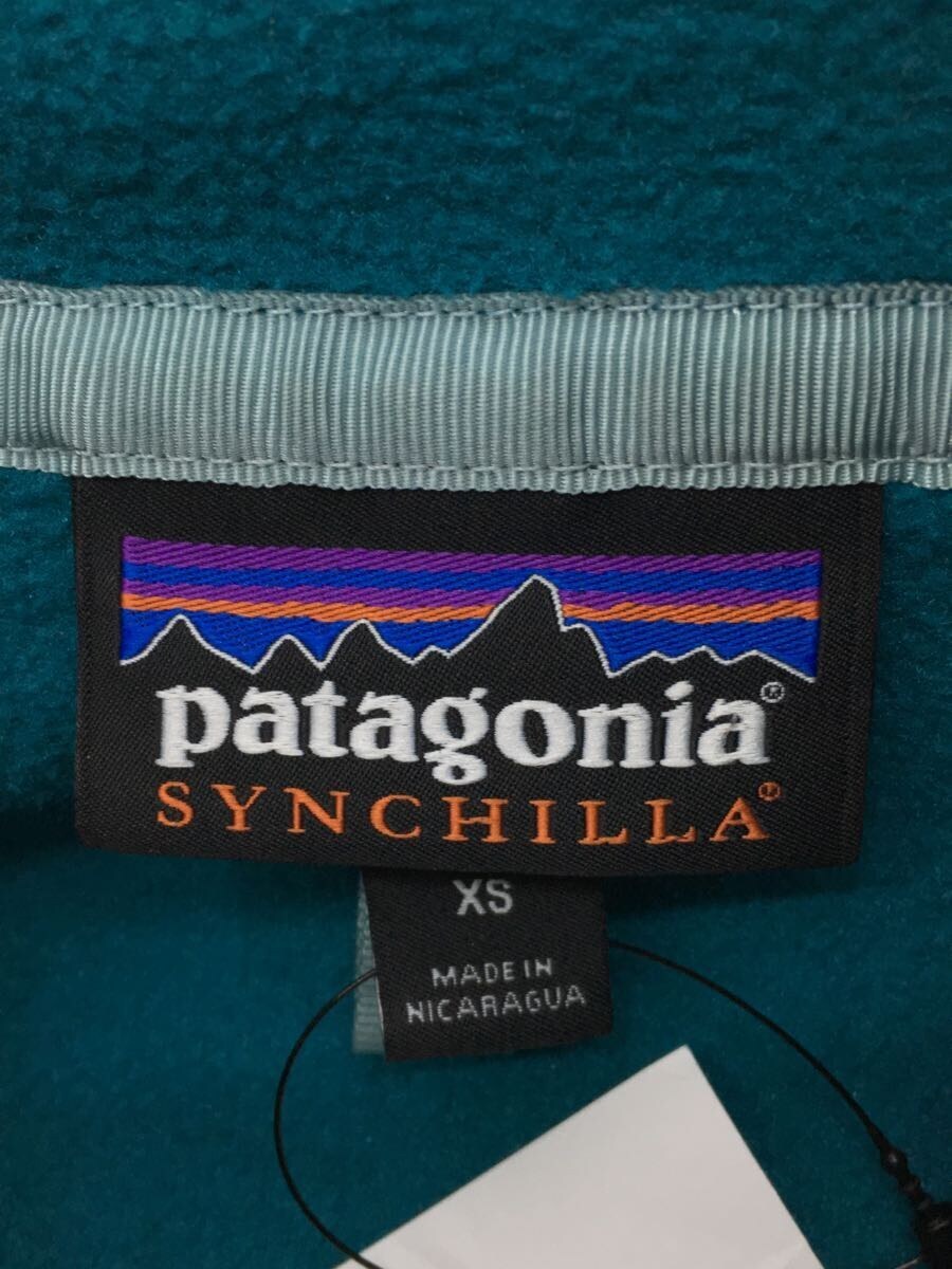 patagonia◆フリースジャケット/XS/ポリエステル/GRN_画像3