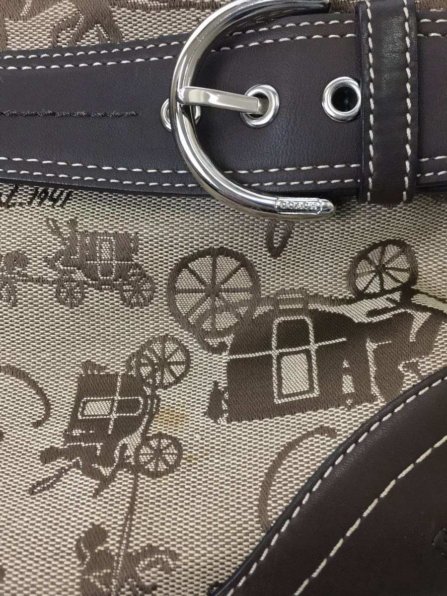 COACH◆ショルダーバッグ/キャンバス/CML_画像7