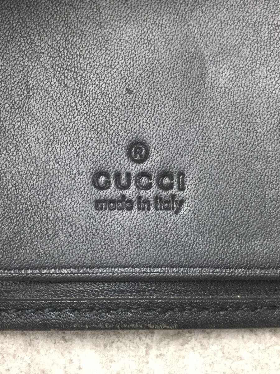 GUCCI◆キーケース_GGキャンバス/ステンレス/BLK/メンズ_画像3