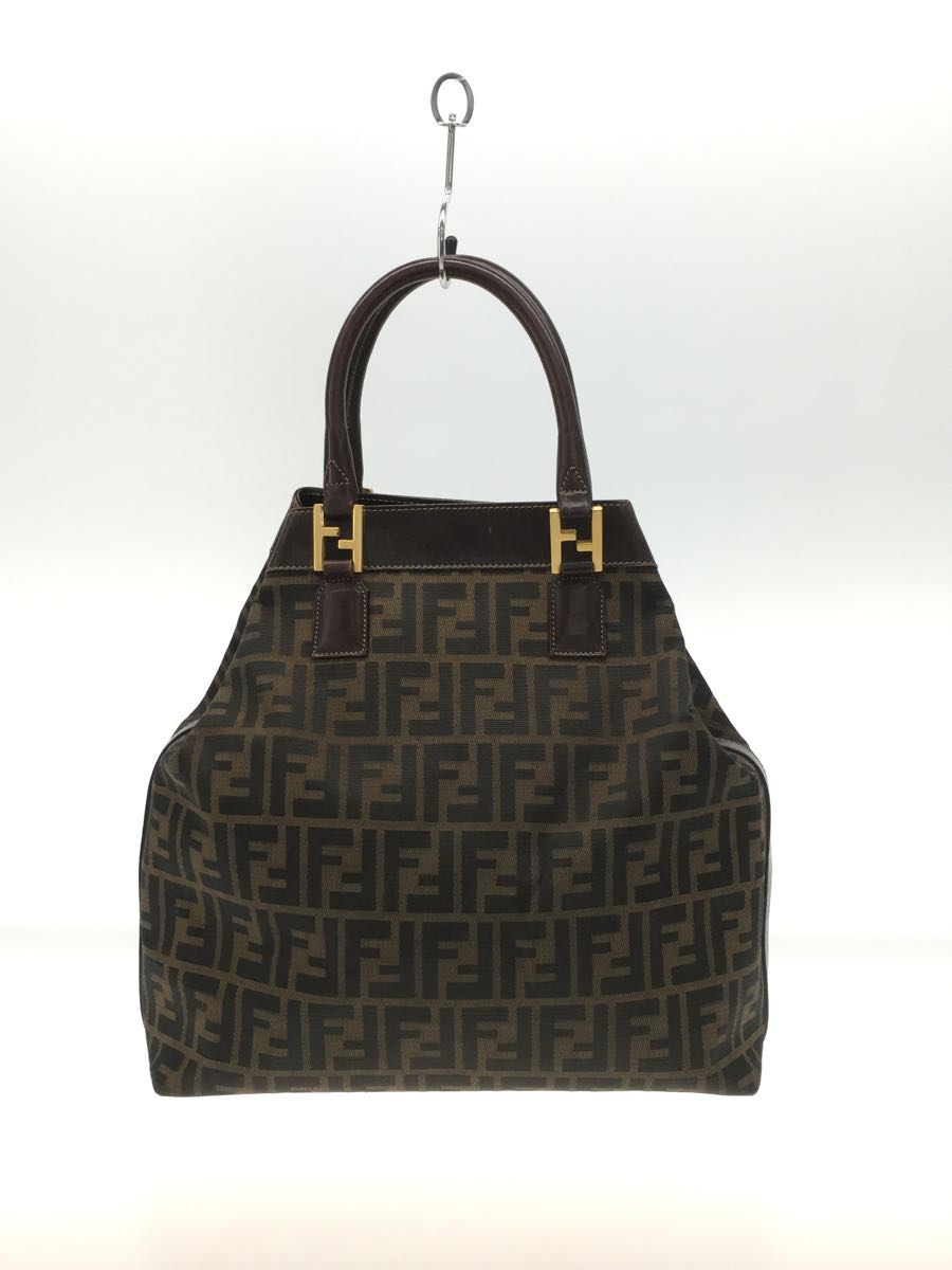 FENDI◇ズッカ/2WAYショルダーバッグ/ハンドバッグ/キャンバス