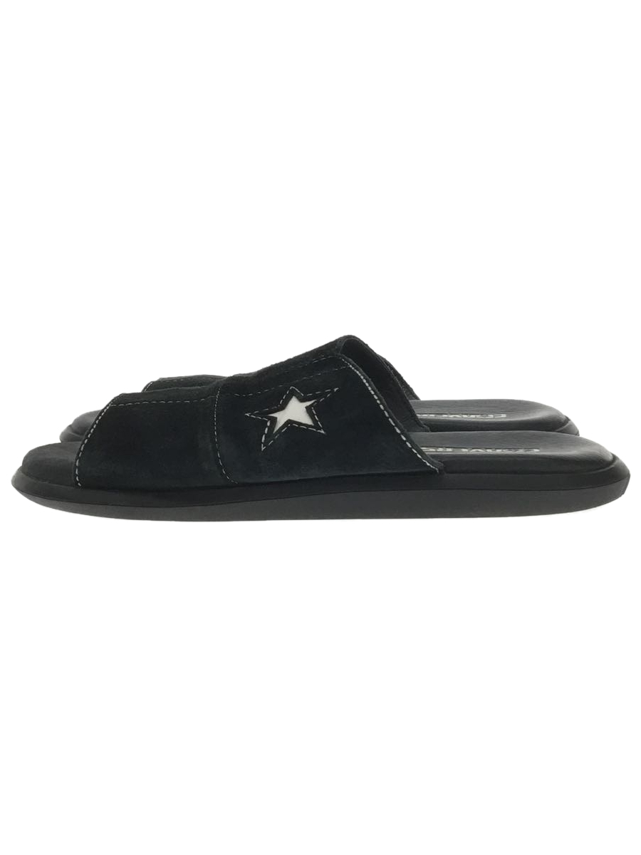 CONVERSE◆サンダル/35200130/ONE STAR SANDAL/24cm/BLK_画像1