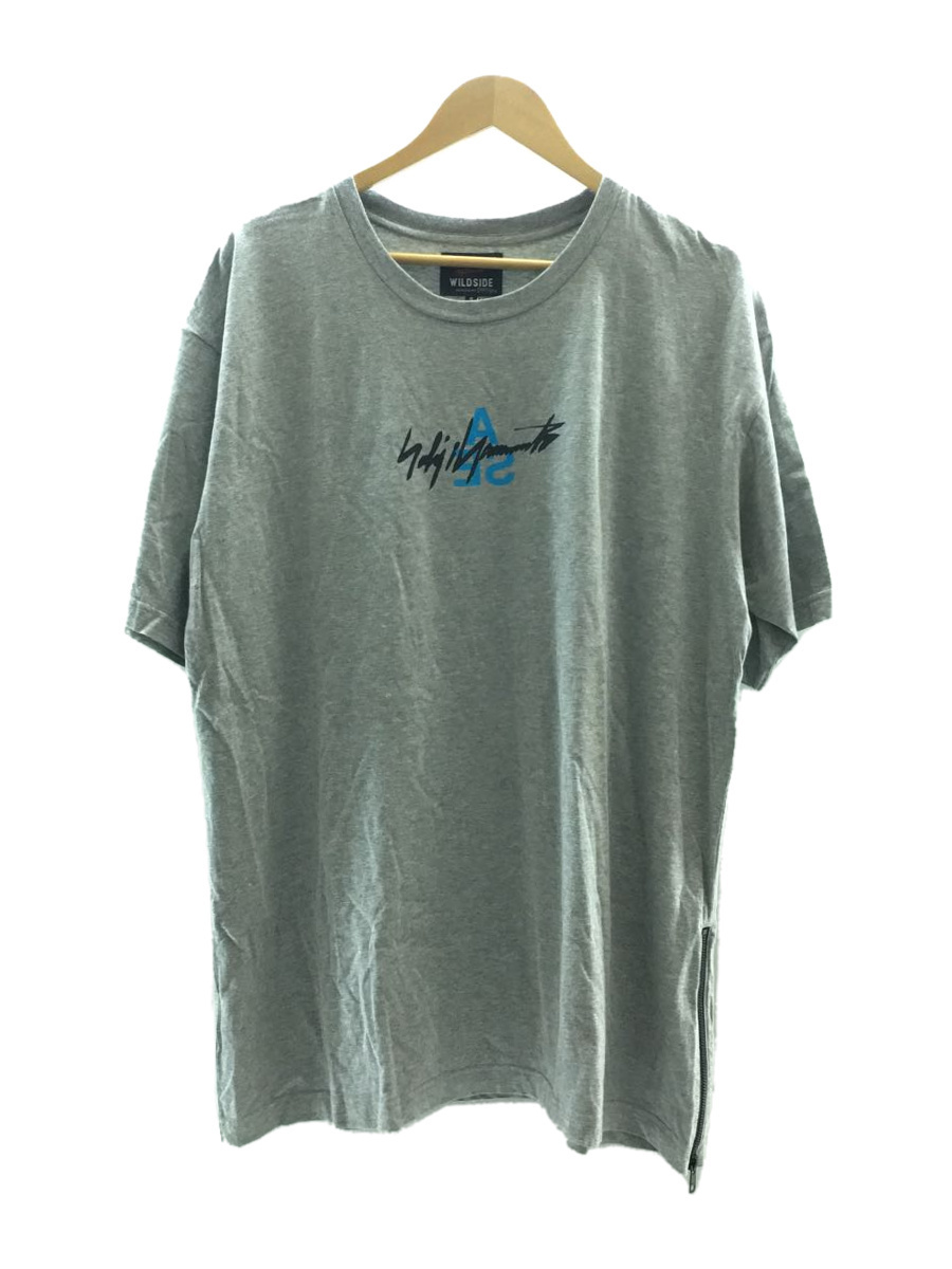 WIND AND SEA◆22SS/×YOHJI YAMAMOTO/Tシャツ/4/コットン/GRY